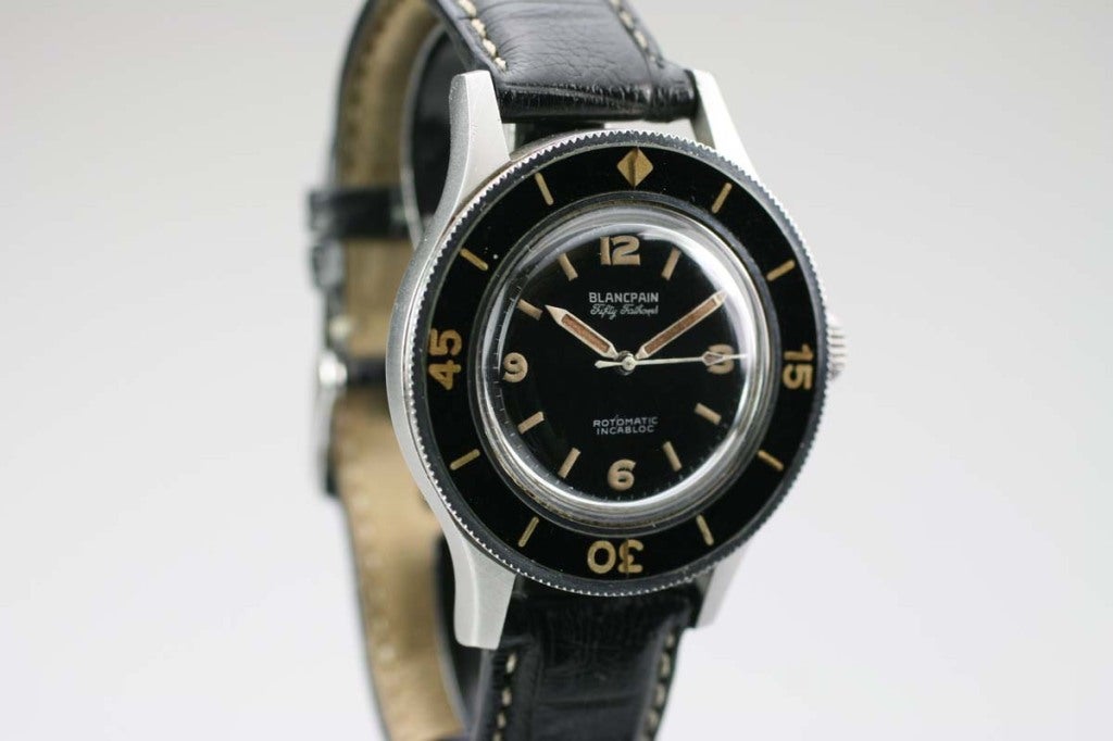 BLANCPAIN Fifty Fathoms Rotomatic-Armbanduhr aus Edelstahl Herren