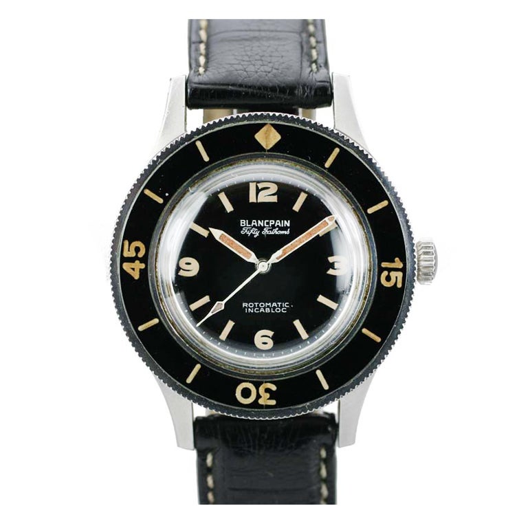 BLANCPAIN Fifty Fathoms Rotomatic-Armbanduhr aus Edelstahl