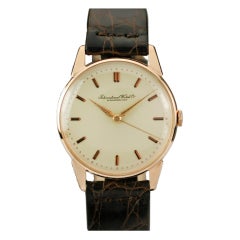 International Watch Company Rose Gold Wristwatch circa 1950s
