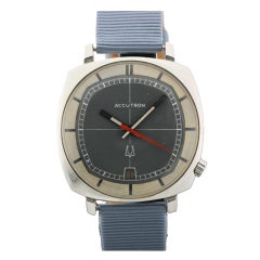 BULOVA Stainless Steel Accutron Wristwatch circa 1960s