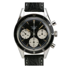 HEUER Stainless Steel Autavia Chronograph Wristwatch circa 1970s