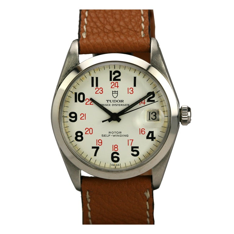 TUDOR Stainless Steel Prince Oysterdate Wristwatch circa 1970s
