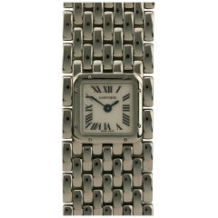 Cartier Stainless Steel Panthere Ruban Wristwatch