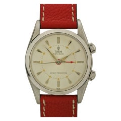 Tudor Stainless Steel Advisor Alarm Wristwatch Ref 7926