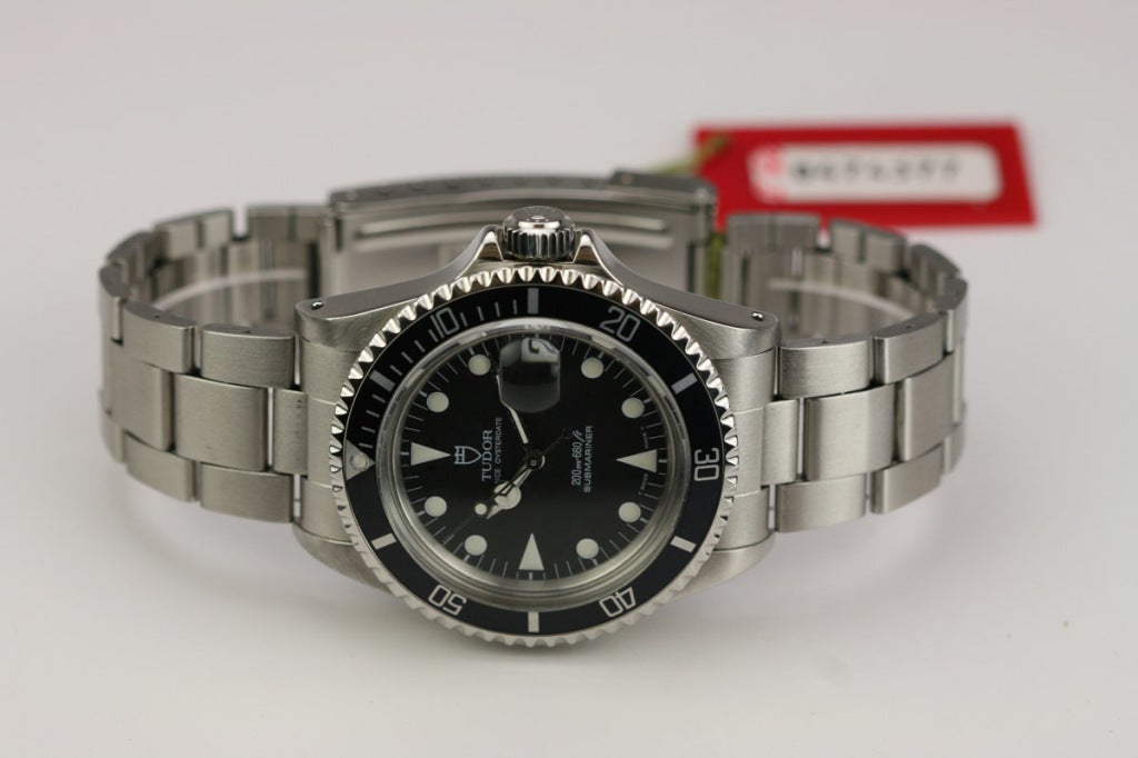 Tudor stainless steel Prince Oysterdate Submariner, Ref. 79090, with original hang tag.