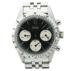 Rolex Stainless Steel Cosmograph Daytona Wristwatch Ref 6262