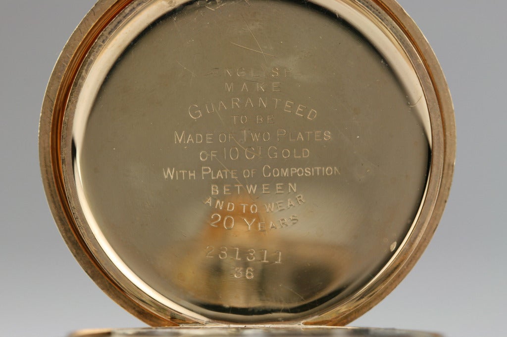 Rolex Yellow Gold Pocket Watch circa 1940s 1