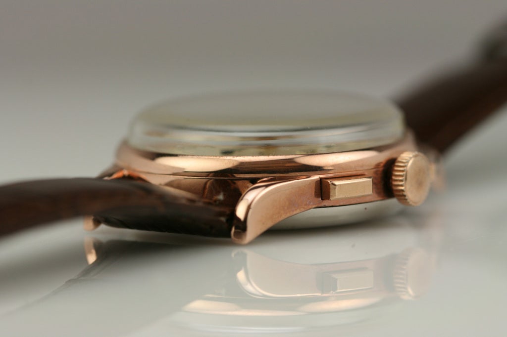 Men's Universal Pink Gilt / Steel Compax Chronograph Wristwatch