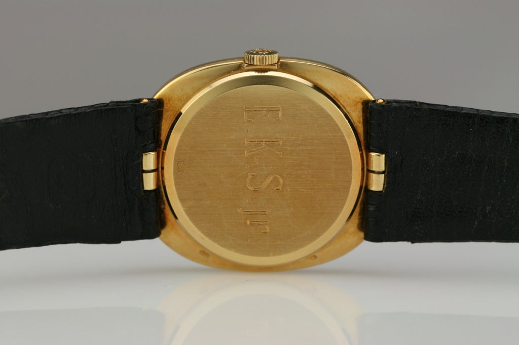 Patek Philippe Yellow Gold Ellipse Wristwatch Ref 3848 1