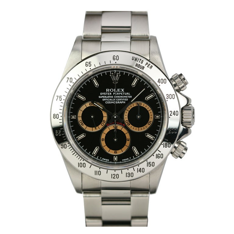Rolex Stainless Steel Daytona with Patrizzi Dial Ref 16520