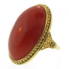 MARCUS & CO. Coral Yellow Gold Ring