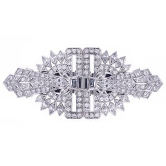 Art Deco Diamond Clips