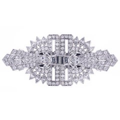 Art Deco Diamond Clips