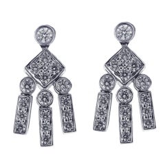 Tiffany & Co. Diamond Dangle Earrings 3