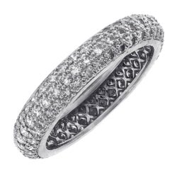 Cartier Diamond and Platinum Band