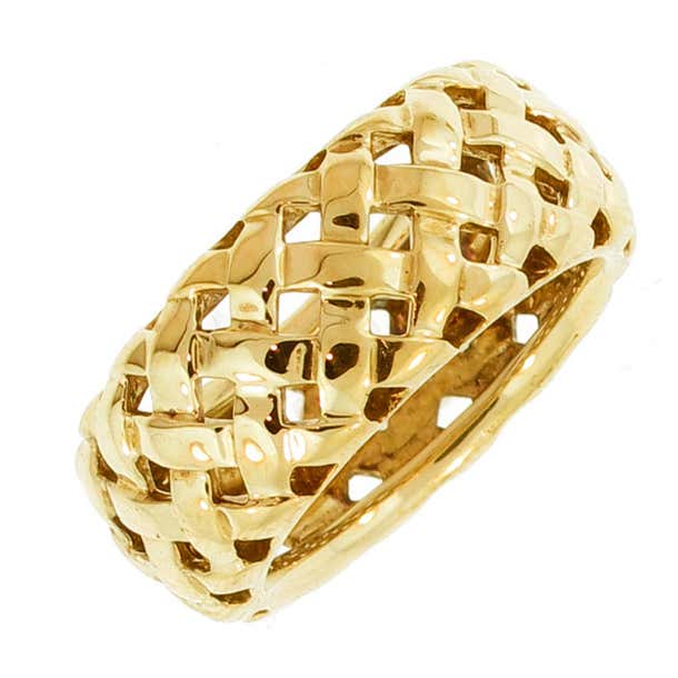 Tiffany and Co. Vannerie Ring at 1stDibs