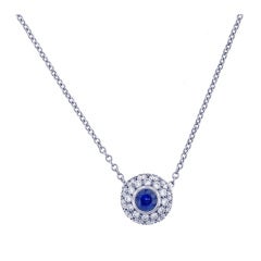 Tiffany & Co. Sapphire and Diamond pendant