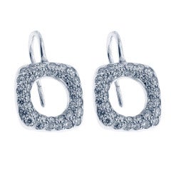 Tiffany & Co. Platinum and Diamond Drop Earrings