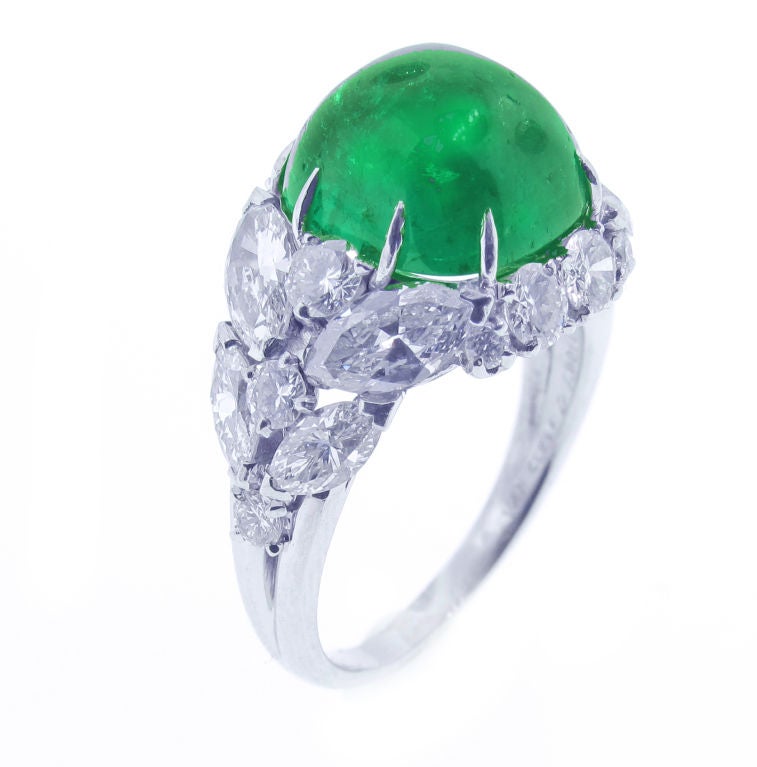 Van Cleef & Arpels Emerald and diamond ring