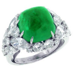Van Cleef & Arpels Emerald and diamond ring