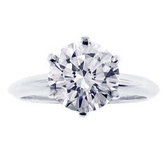 Tiffany & Co. 2.28 Diamond Engagement Ring
