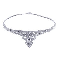 Antique Diamond Necklace c1915