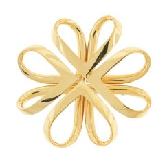 Tiffany & Co. Yellow Gold Heart Brooch