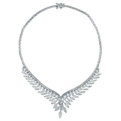 1960s Julius Cohen Diamond Necklace 11