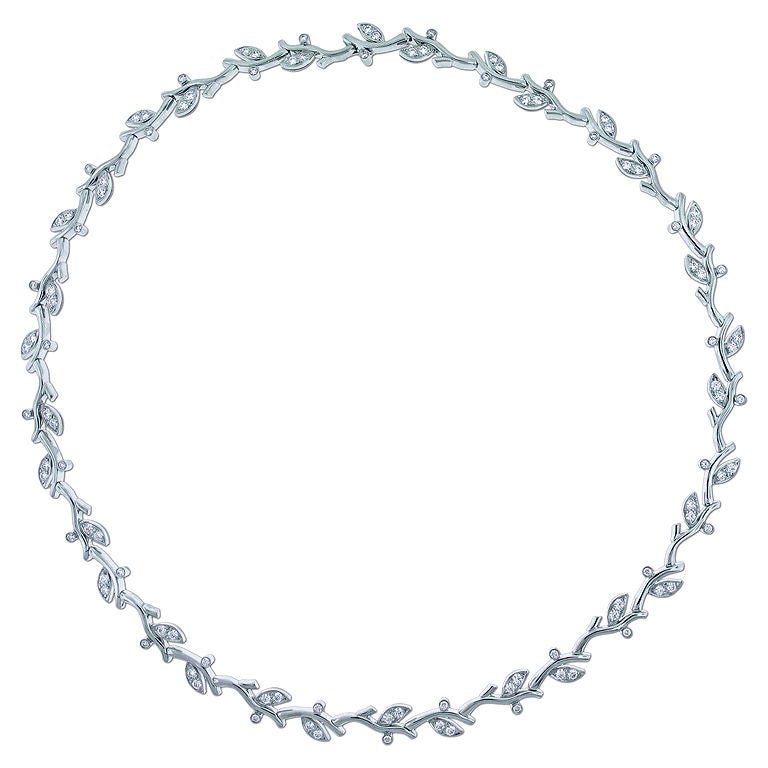 Tiffany Diamond Garland Necklace