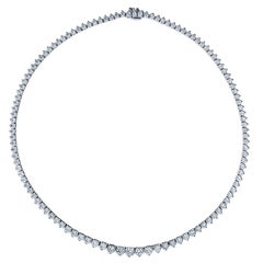 A Link Diamond Riviera Necklace