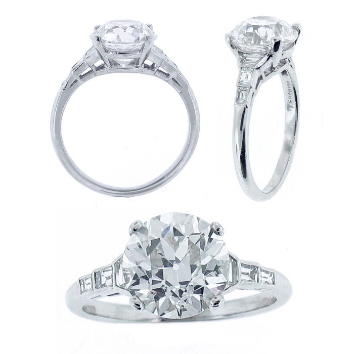 Diamond Solitaire Ring, Marcus and Co