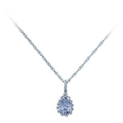 A Blue Diamond Pendant