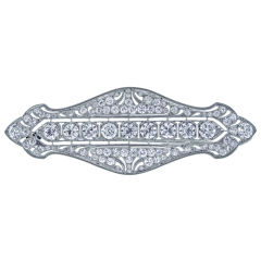 TIFFANY & CO. Belle Époque Diamond Brooch 4