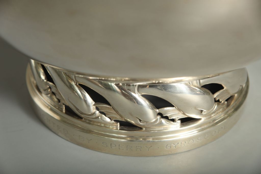 Art Deco Tiffany and Co punch bowl and ladle with dolphins base