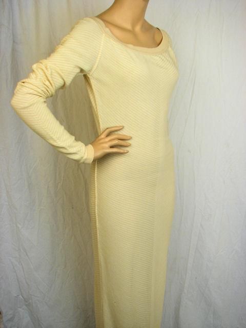 AZZEDINE ALAIA Butterscotch  Backless Long Dress For Sale 2