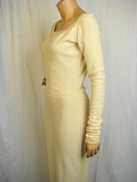 AZZEDINE ALAIA Butterscotch  Backless Long Dress For Sale 3