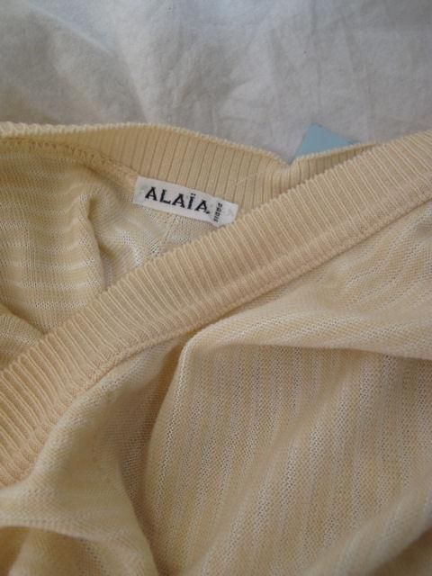 AZZEDINE ALAIA Butterscotch  Backless Long Dress For Sale 5