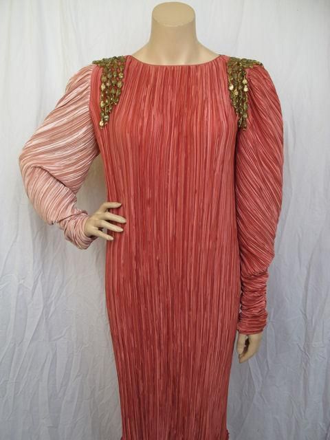 Mary McFadden 2 Tone Pleated