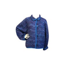 Missoni Multi Blue Mohair Jacket