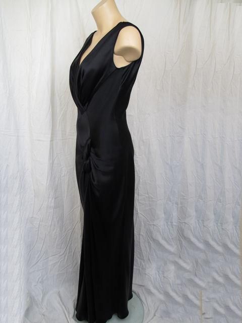 John GALLIANO For DIOR Black Twisted Detail Dress 2