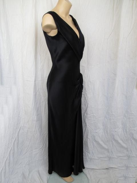 John GALLIANO For DIOR Black Twisted Detail Dress 3