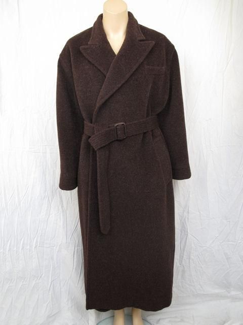 JEAN PAUL GAULTIER Brown Belted Wrap Coat