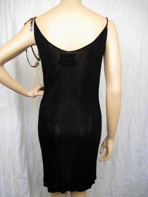 JEAN PAUL GAULTIER Black Button Detail Dress For Sale 2