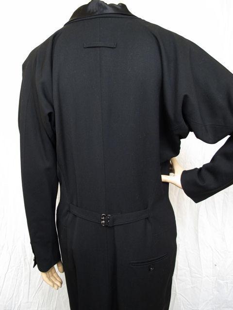 JEAN PAUL GAULTIER Blk Tuxedo Long Jacket For Sale 2