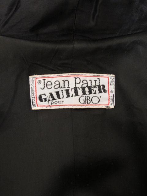 JEAN PAUL GAULTIER Blk Tuxedo Long Jacket For Sale 4