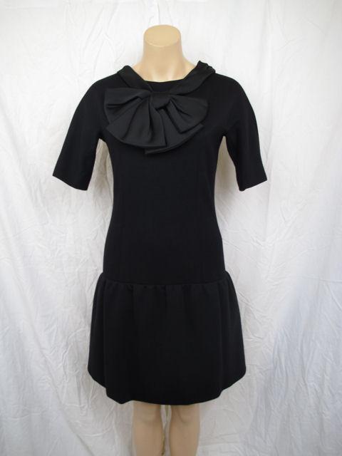 NORMAN NORELL Drop Waist Double Skirt Dress