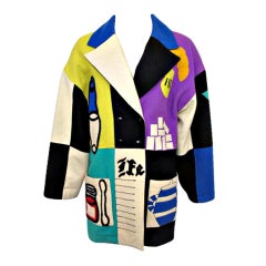 Vintage JEAN-CHARLES DE CASTELBAJAC Block Color Jacket