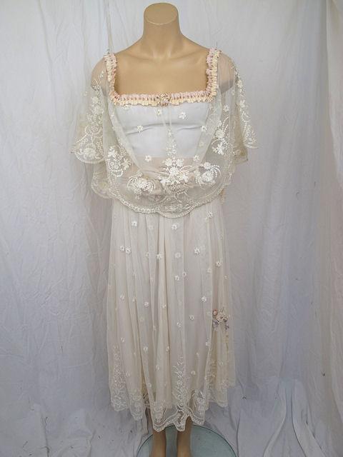 HOLLYS HARP 2pc Ivory Lace Off-The-Shoulder Skirtset
