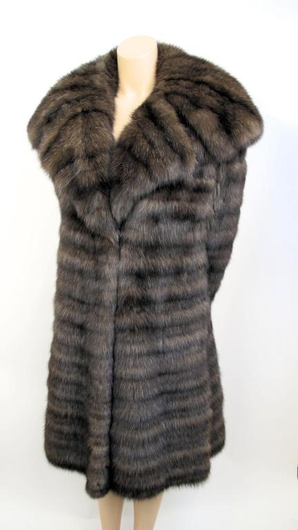*RARE* DENNIS BASSO Silvery Barguzin Russian Sable Coat