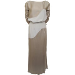 GEOFFREY BEENE 2Tone Wave Design 2pc Dress